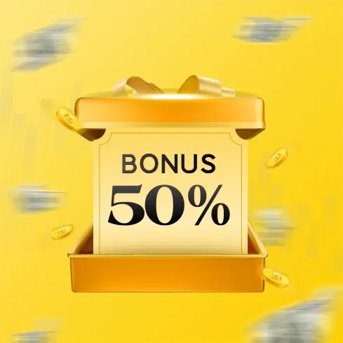 50% Bonus